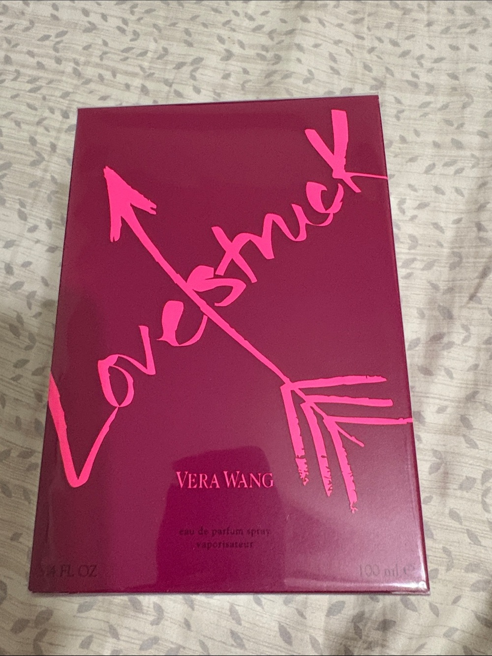 Vera Wang Lovestruck Bright Pink on Magenta Box